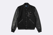 Polo Ralph Lauren Varsity Jacket Lined Bomber Black